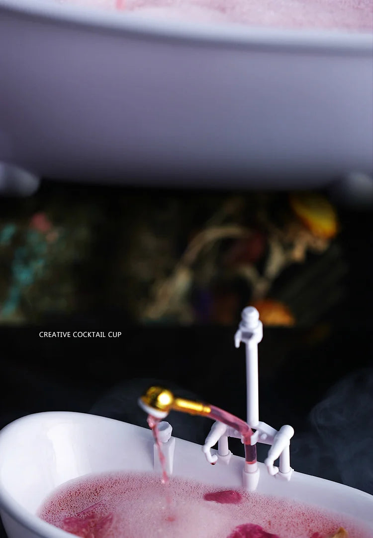 Divertente vasca da bagno creativa bicchiere da Cocktail bicchiere da acqua ciclico elettrico Milkshake bevande fredde Bar Nightclub TIKI Flip bicchiere da vino