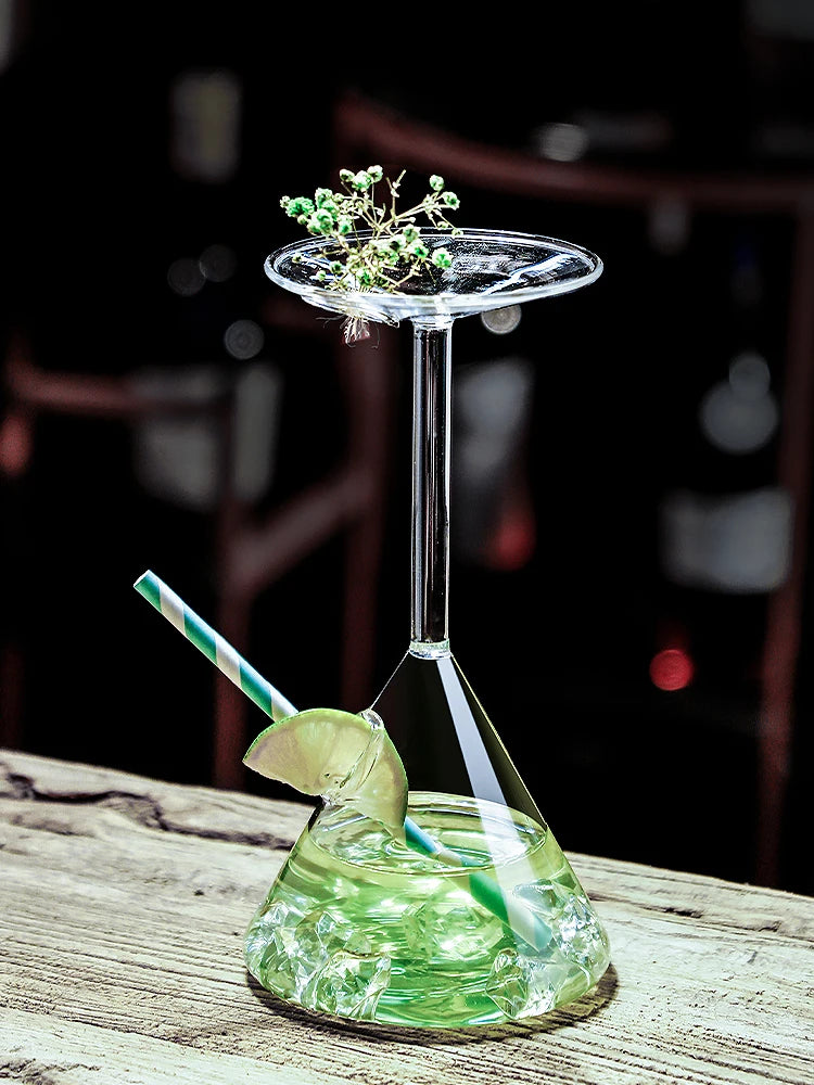 Bicchiere da cocktail creativo - Bicchiere da cocktail design Porcupine Fish/Cigno/Rosa/Octopus/Uccello, novità tazza per bevande per KTV Bar Night Party