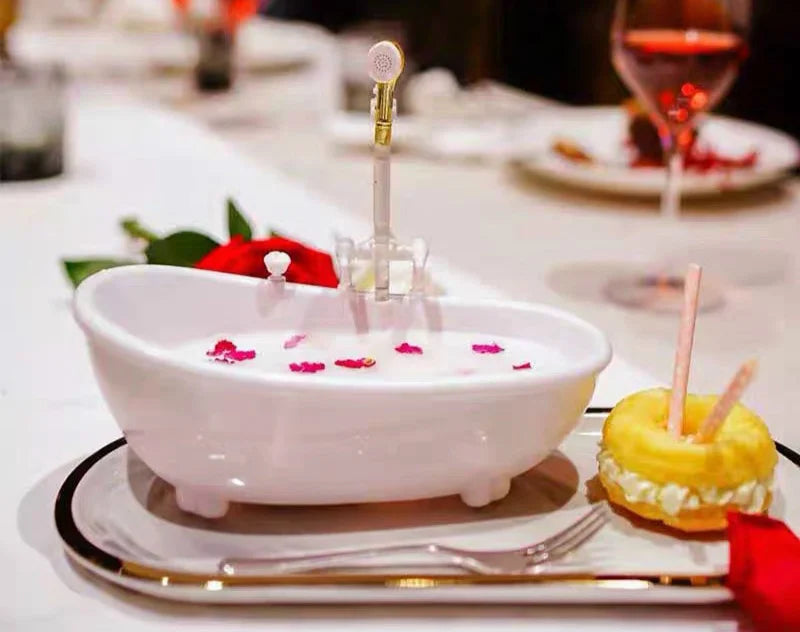 Divertente vasca da bagno creativa bicchiere da Cocktail bicchiere da acqua ciclico elettrico Milkshake bevande fredde Bar Nightclub TIKI Flip bicchiere da vino