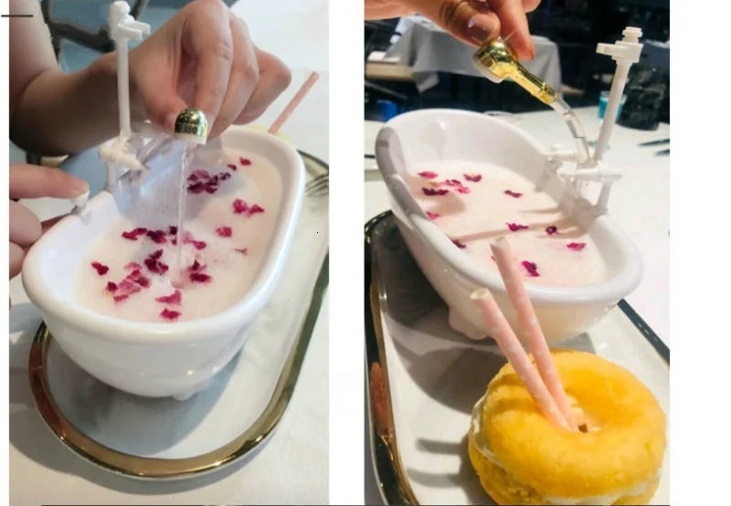 Divertente vasca da bagno creativa bicchiere da Cocktail bicchiere da acqua ciclico elettrico Milkshake bevande fredde Bar Nightclub TIKI Flip bicchiere da vino