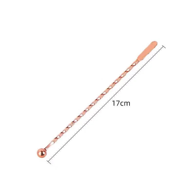 Acciaio inossidabile Cocktail Drink Mixer Bar Agitazione Bastoncini di miscelazione Puddler Muddler Mestolo Agitatore Swizzle Sticks Accessori bar