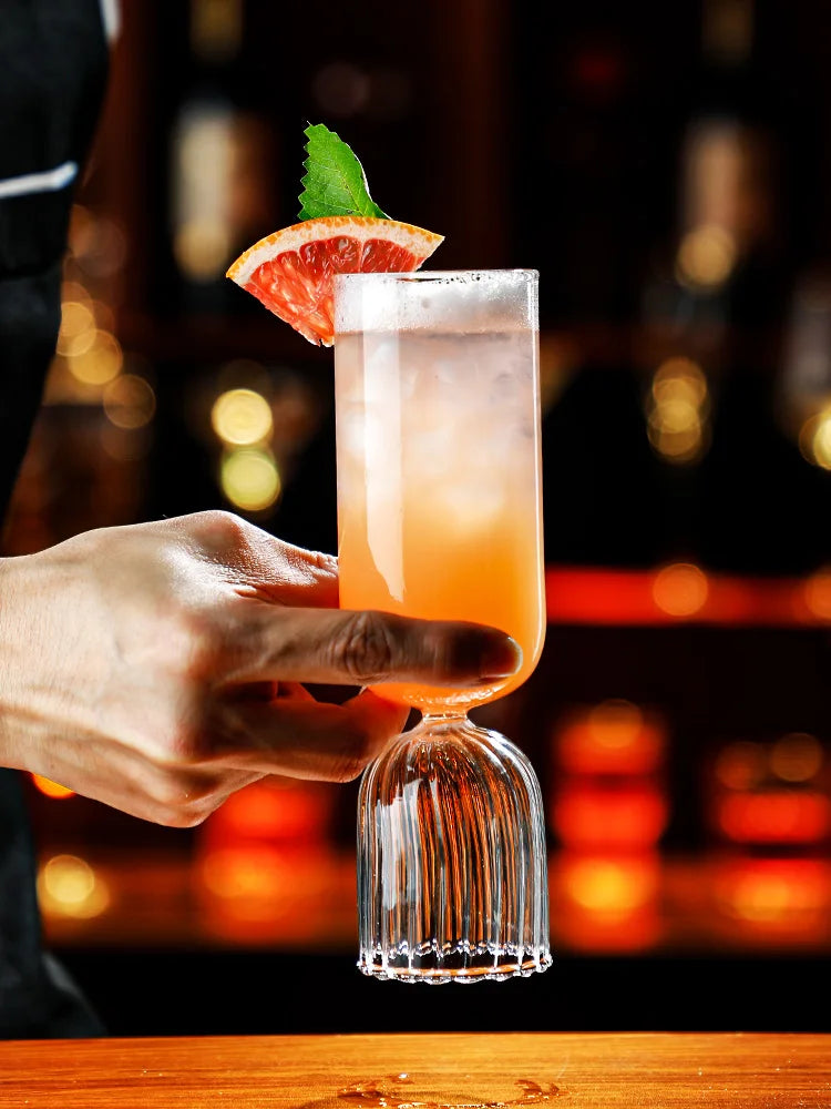 Bicchiere da cocktail creativo - Bicchiere da cocktail design Porcupine Fish/Cigno/Rosa/Octopus/Uccello, novità tazza per bevande per KTV Bar Night Party