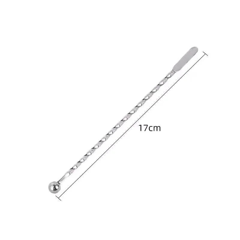 Acciaio inossidabile Cocktail Drink Mixer Bar Agitazione Bastoncini di miscelazione Puddler Muddler Mestolo Agitatore Swizzle Sticks Accessori bar