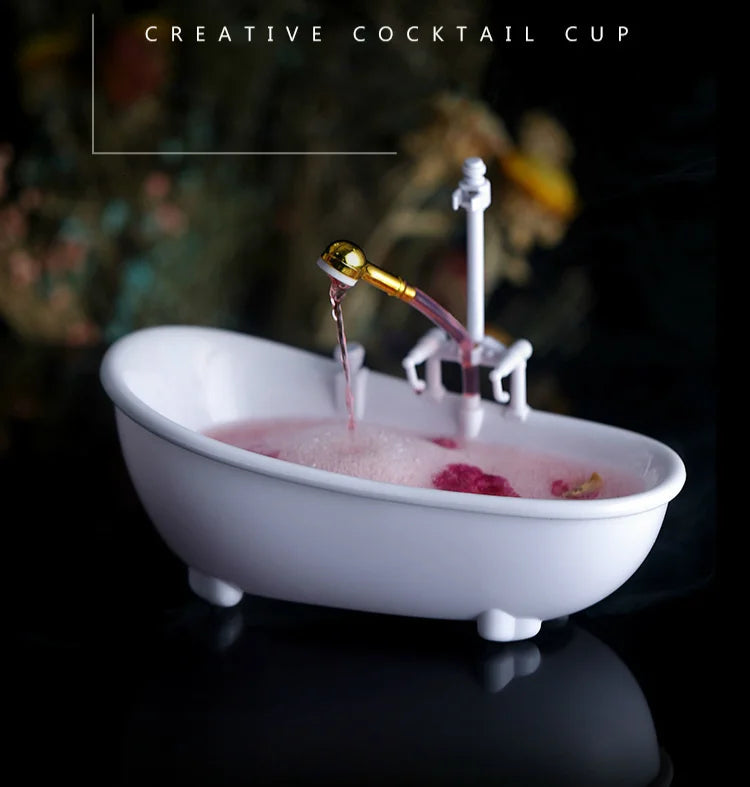 Divertente vasca da bagno creativa bicchiere da Cocktail bicchiere da acqua ciclico elettrico Milkshake bevande fredde Bar Nightclub TIKI Flip bicchiere da vino