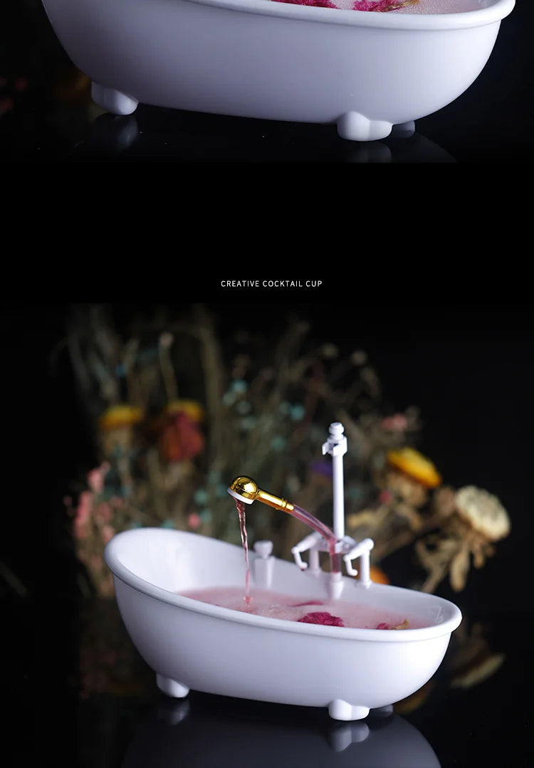 Divertente vasca da bagno creativa bicchiere da Cocktail bicchiere da acqua ciclico elettrico Milkshake bevande fredde Bar Nightclub TIKI Flip bicchiere da vino