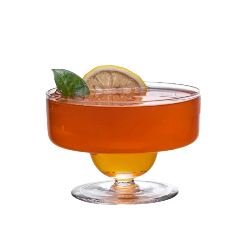 Bicchieri da Cocktail creativi a gamba corta bocca larga bicchiere da Martini tazza da Margarita bicchieri da Cocktail bicchieri da Bar accessori per feste