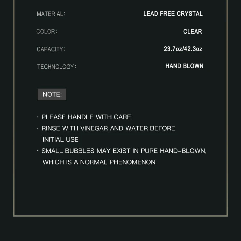 Decanter per vino a cerchio cavo - Decanter con eleganza Decanter per vino rosso in vetro trasparente senza piombo Contenitore per succo Decanter per vino