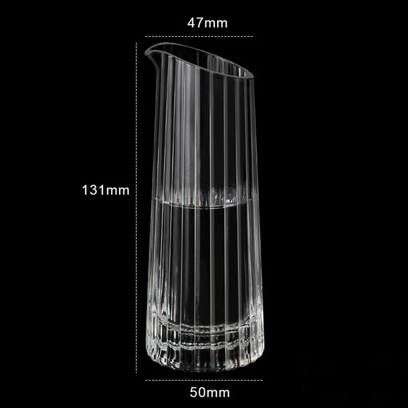 80ml/100ml/120ml/125ml Dispenser di vino rosso scala bicchieri da vino strumenti porta bicchieri per liquori di vino Decanter trasparente di piccola capacità