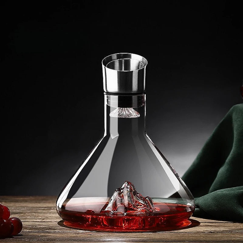 Separatore di vino di fascia alta Decanter per vino rosso di lusso Dispenser per vino nordico trasparente Decanter a capacità multipla Utensili per bere