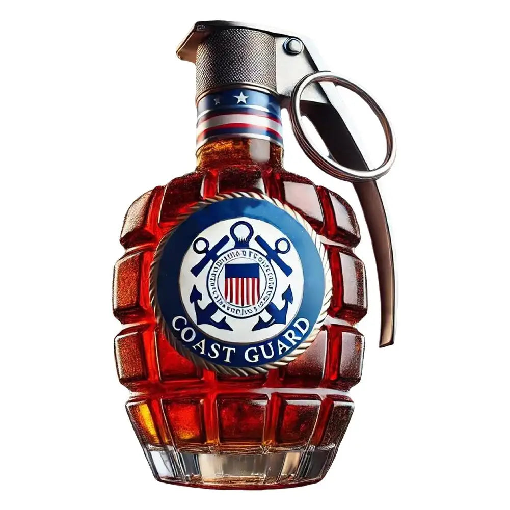 Bottiglia di decanter per whisky a forma di granata in vetro borosilicato alto con sughero ermetico, articoli da bar durevoli per la casa per scotch/vino/liquore
