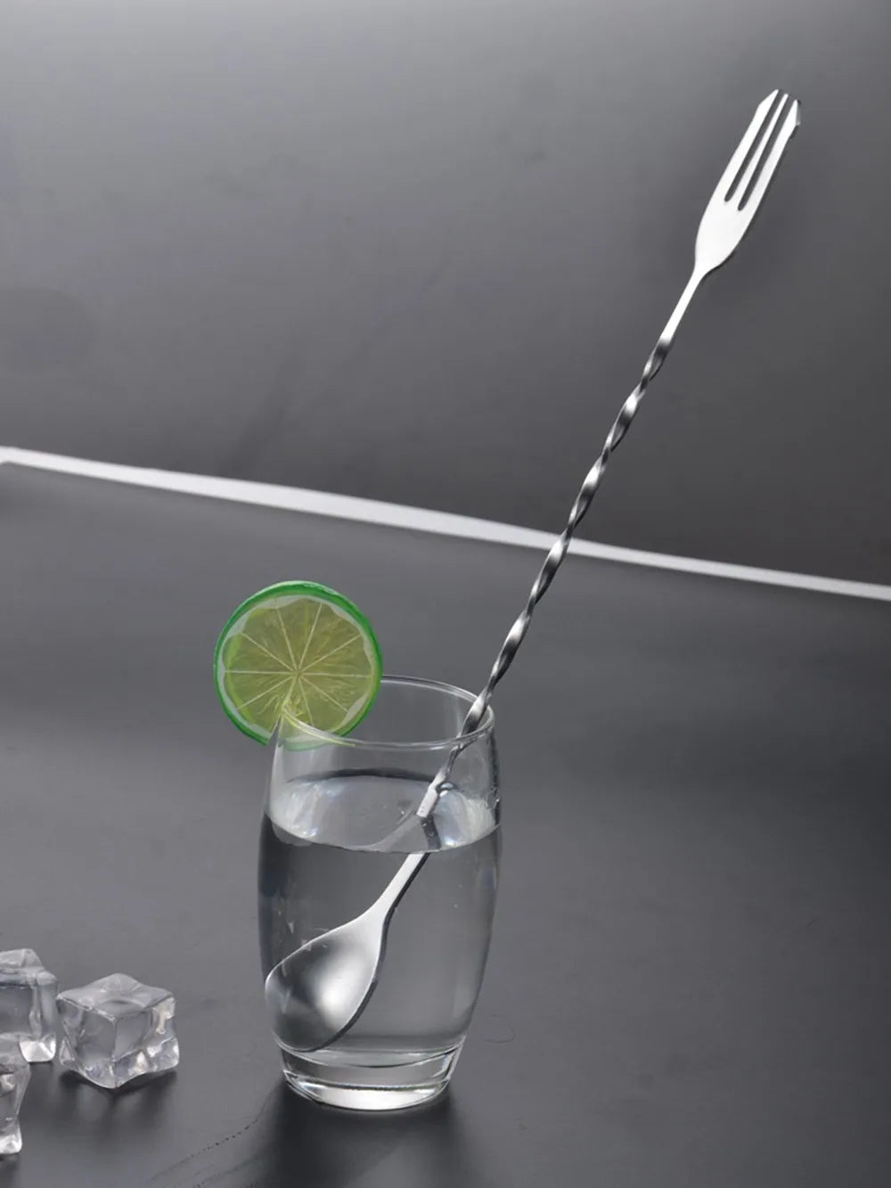 Vendita CALDA Cucchiaio da bar filettato in acciaio inossidabile Swizzle Stick Caffè Cocktail Mojito Cucchiaini da vino Articoli da bar Strumenti da bar Accessori