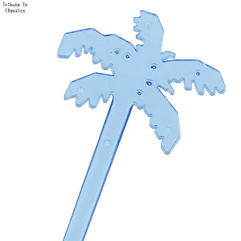 50/100pcs plastica Night-club Drink/wine Decor albero di cocco Cocktail Swizzle Sticks Drink agitatore Coffee Muddler Puddler vendita calda