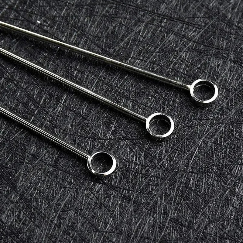 Plettri da cocktail Antipasto Spiedini in acciaio inossidabile per stuzzicadenti Bastoncini di frutta Stuzzicadenti in metallo Martini Stick Fancy Garnish Oliva