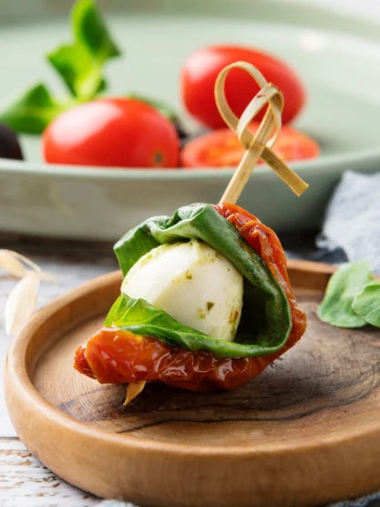 Spiedini stuzzicadenti da cocktail lunghi in bambù di alta qualità da 100 pezzi, adatti per antipasti, spiedini di frutta, panini, bevande, hamburger