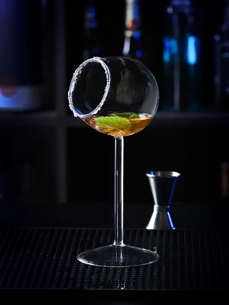 Bicchiere da cocktail creativo con pesciolini, polpo, cigno, uccello, calice trasparente con cannuccia, tazza di succo di vino per feste, bar, discoteca