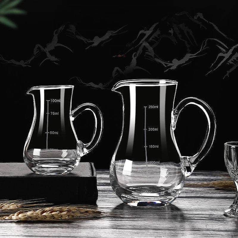 100ml/150ml/250ml/400ml Decanter per vino Brocca per whisky di fascia alta Separatore per vino con manico Classico vaso per vino straniero Accessori per bar