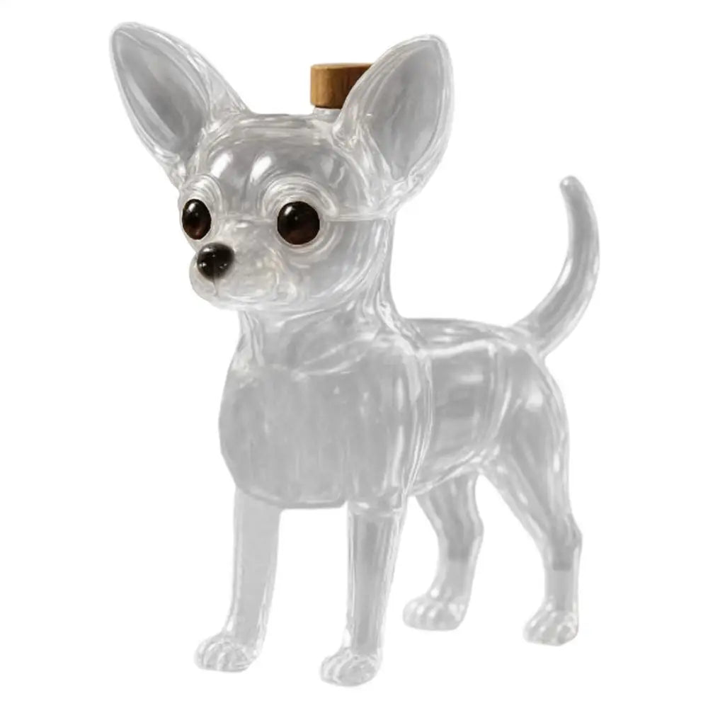 Decanter per animali creativo da 300 ml Bottiglia di liquore in vetro realistico Ispirato a Bulldog Whisky Vino Brandy Scotchs Bourbon Vodka Decanter