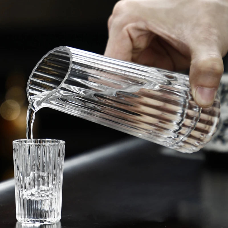 80ml/100ml/120ml/125ml Dispenser di vino rosso scala bicchieri da vino strumenti porta bicchieri per liquori di vino Decanter trasparente di piccola capacità