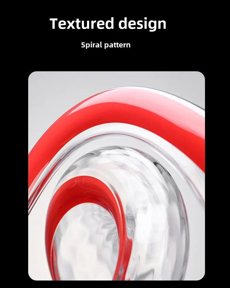 Decanter in vetro a forma di serpente soffiato artificiale Separatore di vino Articoli da bar Dispenser di vino per uso domestico Set di vino decanter per anziani da 1000 ml