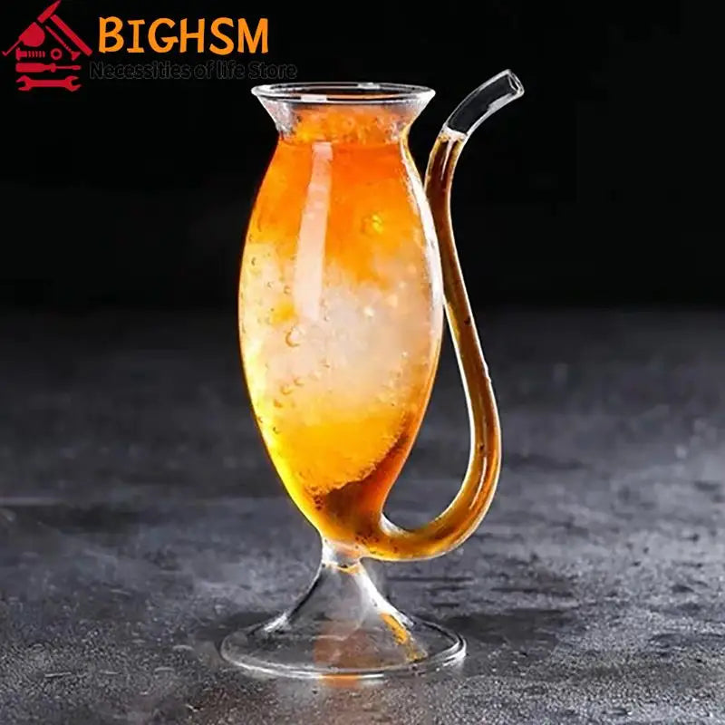 Vampire Cocktail Glass Cup bicchiere da vino resistente al calore succhiare succo latte bere tubo tazza di paglia bicchiere da vino creativo di alta qualità