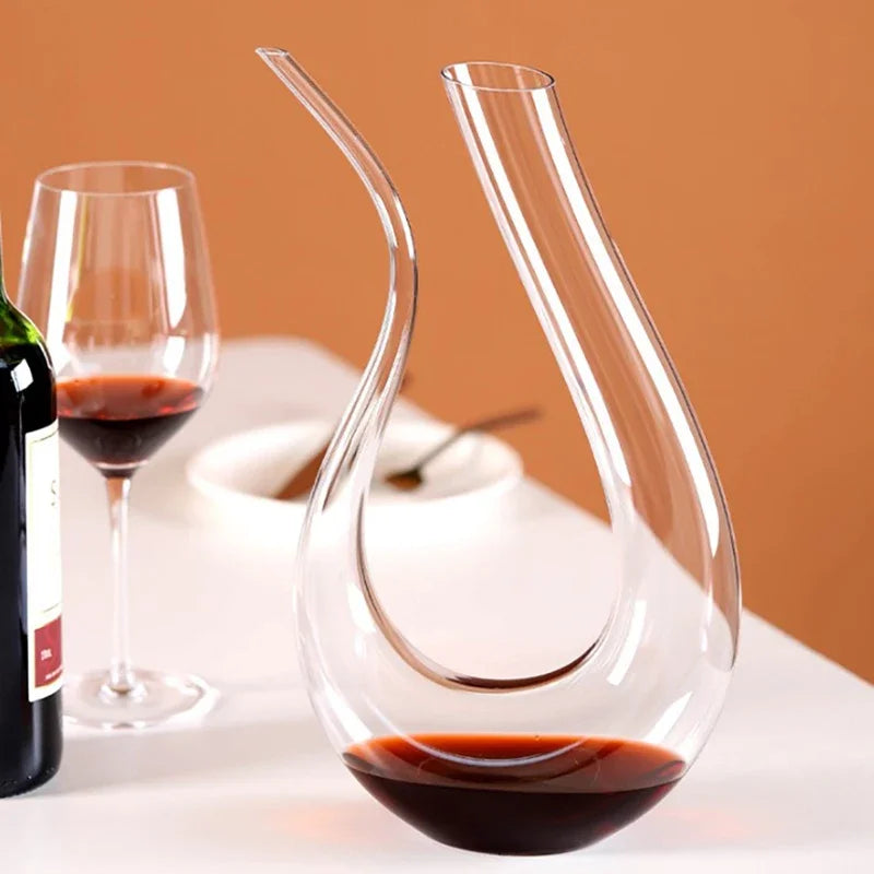 1500ML Grande Decanter Fatto A Mano di Cristallo di Vino Rosso Brandy Bicchieri Da Champagne Decanter Bottiglia Brocca Versatore Aeratore Per Il Bar di Famiglia