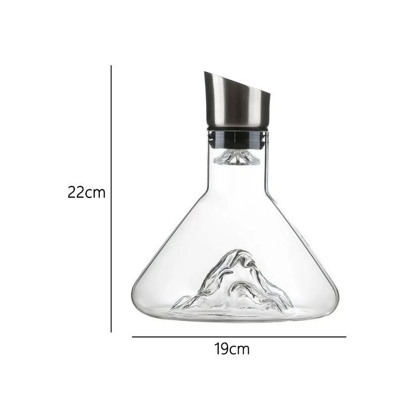Separatore di vino di fascia alta Decanter per vino rosso di lusso Dispenser per vino nordico trasparente Decanter a capacità multipla Utensili per bere