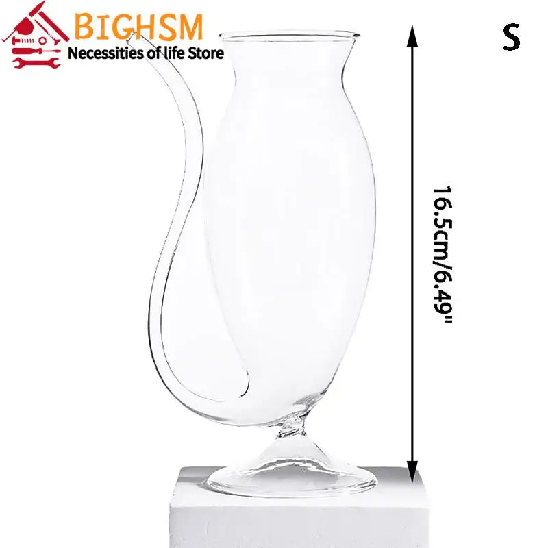 Vampire Cocktail Glass Cup bicchiere da vino resistente al calore succhiare succo latte bere tubo tazza di paglia bicchiere da vino creativo di alta qualità