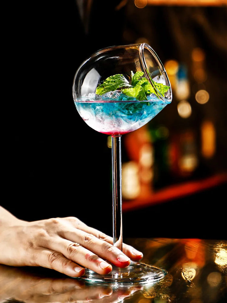 Bicchiere da cocktail creativo - Bicchiere da cocktail design Porcupine Fish/Cigno/Rosa/Octopus/Uccello, novità tazza per bevande per KTV Bar Night Party