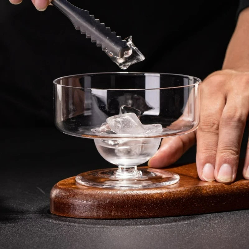 Bicchieri da Cocktail creativi a gamba corta bocca larga bicchiere da Martini tazza da Margarita bicchieri da Cocktail bicchieri da Bar accessori per feste