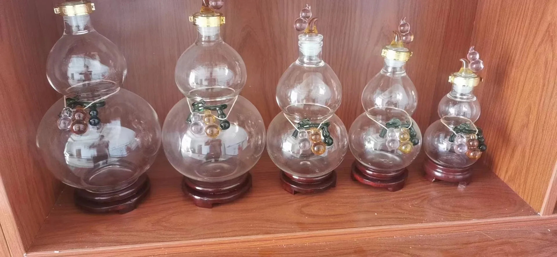 Bottiglia di vino con zucca creativa per uso domestico con decanter in vetro borosilicato trasparente di grande capacità da 500/3000 ml