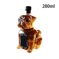 Decanter per animali creativo da 300 ml Bottiglia di liquore in vetro realistico Ispirato a Bulldog Whisky Vino Brandy Scotchs Bourbon Vodka Decanter