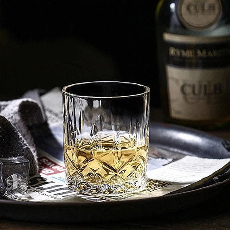 230ml/250ml/315ml Bicchieri da vino di lusso Bicchieri da whisky vintage Bar Vetreria Bicchiere da cocktail Scotch Bourbon Tazze Regali squisiti