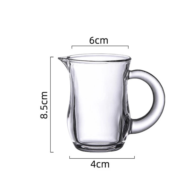 80ml/100ml/120ml/125ml Dispenser di vino rosso scala bicchieri da vino strumenti porta bicchieri per liquori di vino Decanter trasparente di piccola capacità