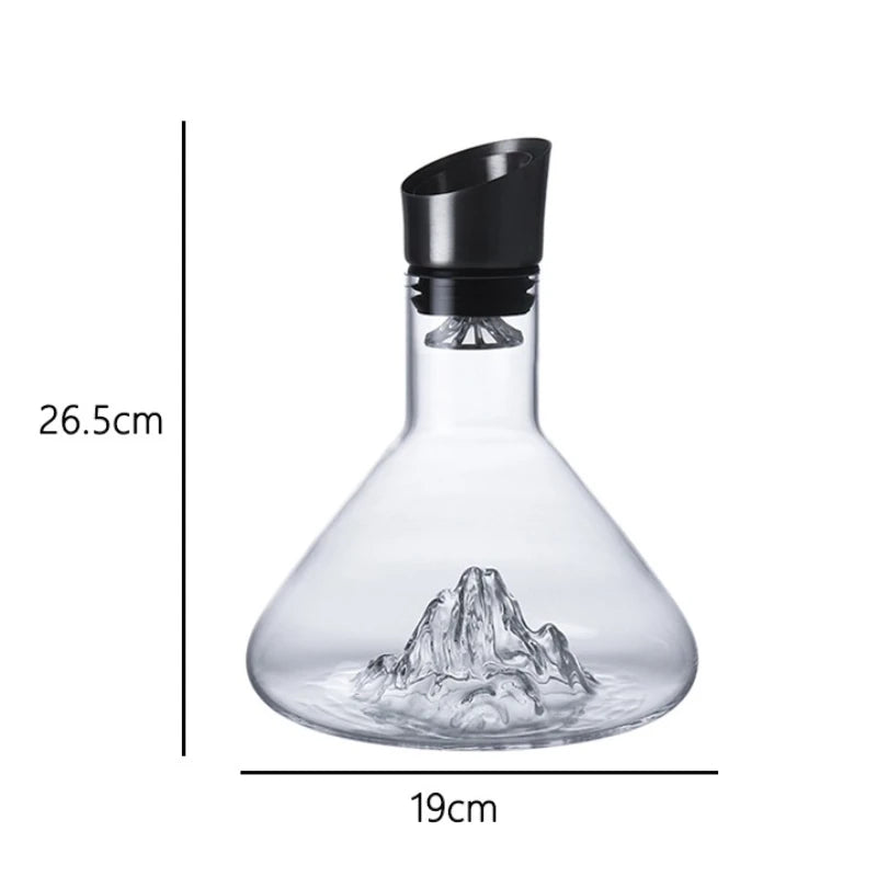 Separatore di vino di fascia alta Decanter per vino rosso di lusso Dispenser per vino nordico trasparente Decanter a capacità multipla Utensili per bere