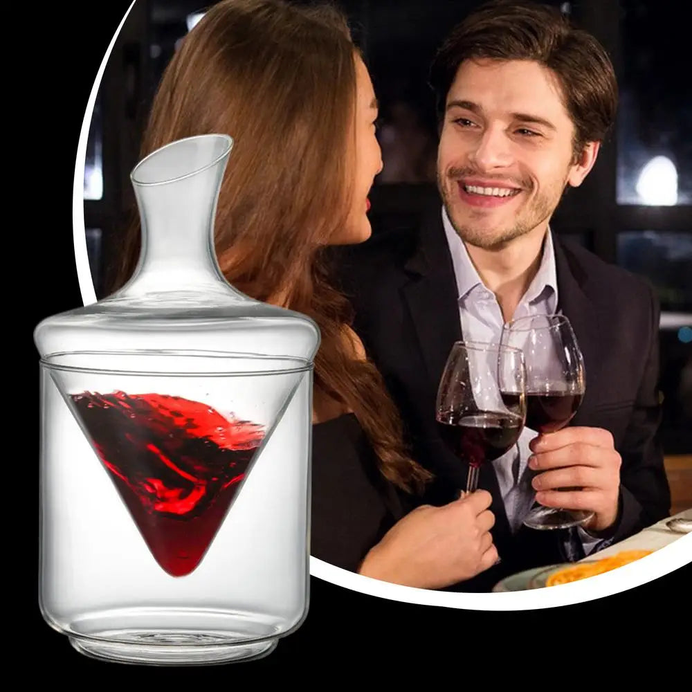 Decanter per whisky Decanter per liquori in vetro con secchiello per il ghiaccio Contenitore per decanter per vino con secchiello per il ghiaccio per ristoranti, hotel, club