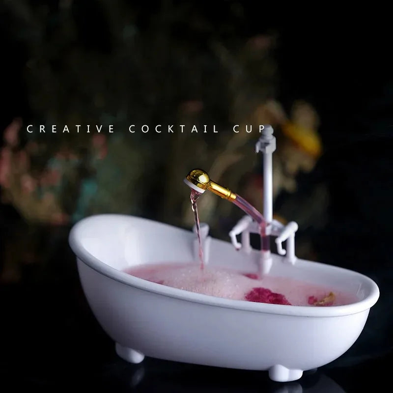 Divertente vasca da bagno creativa bicchiere da Cocktail bicchiere da acqua ciclico elettrico Milkshake bevande fredde Bar Nightclub TIKI Flip bicchiere da vino