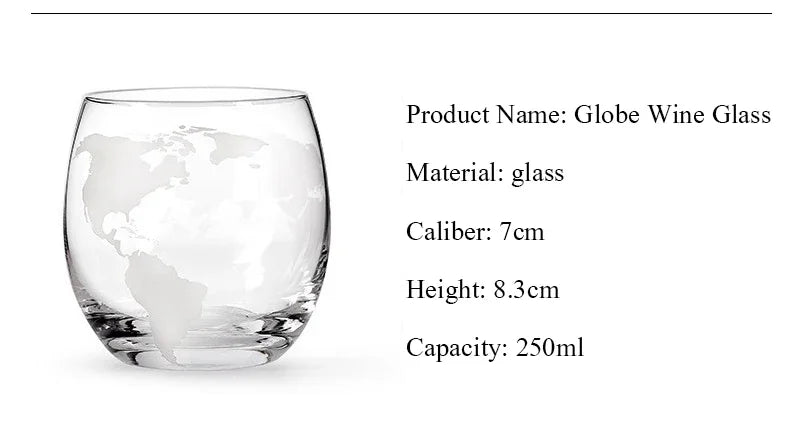 NANCIHUI Decanter a globo Bottiglia di vino in vetro di cristallo Set di bicchieri da vino Bicchieri da whisky Dispenser da bar Accessori da cucina Bicchieri