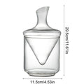 Decanter per whisky Decanter per liquori in vetro con secchiello per il ghiaccio Contenitore per decanter per vino con secchiello per il ghiaccio per ristoranti, hotel, club