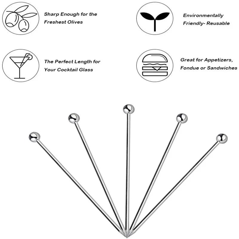 Acciaio inossidabile Cocktail Drink Mixer Bar Agitazione Bastoncini di miscelazione Puddler Muddler Mestolo Agitatore Swizzle Sticks Accessori bar