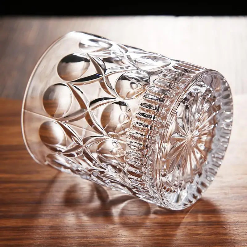 2 pezzi tazza di vetro whisky 330 ml tazze di rilievo bicchieri bicchieri da cucina per cocktail caffè freddo birra acqua set di bicchieri da vino per uso domestico