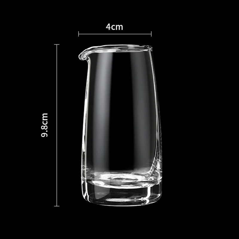 80ml/100ml/120ml/125ml Dispenser di vino rosso scala bicchieri da vino strumenti porta bicchieri per liquori di vino Decanter trasparente di piccola capacità