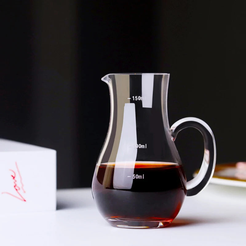 100ml/150ml Dispenser di vino Decanter in vetro Misura classica Brocca di fascia alta Pentola per vino straniero Bollitore di vetro di lusso Accessori da cucina