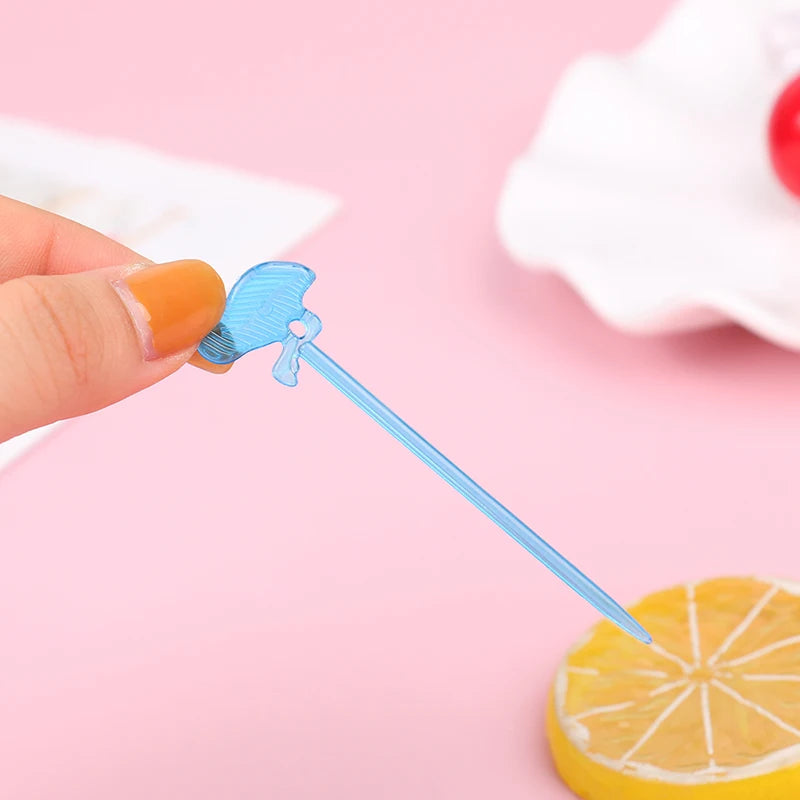 50 pz animale fenicottero cuore forniture per feste cibo Picks Buffet frutta forchetta Snack torta Dessert insalata bastoncini Cocktail stuzzicadenti Skewe