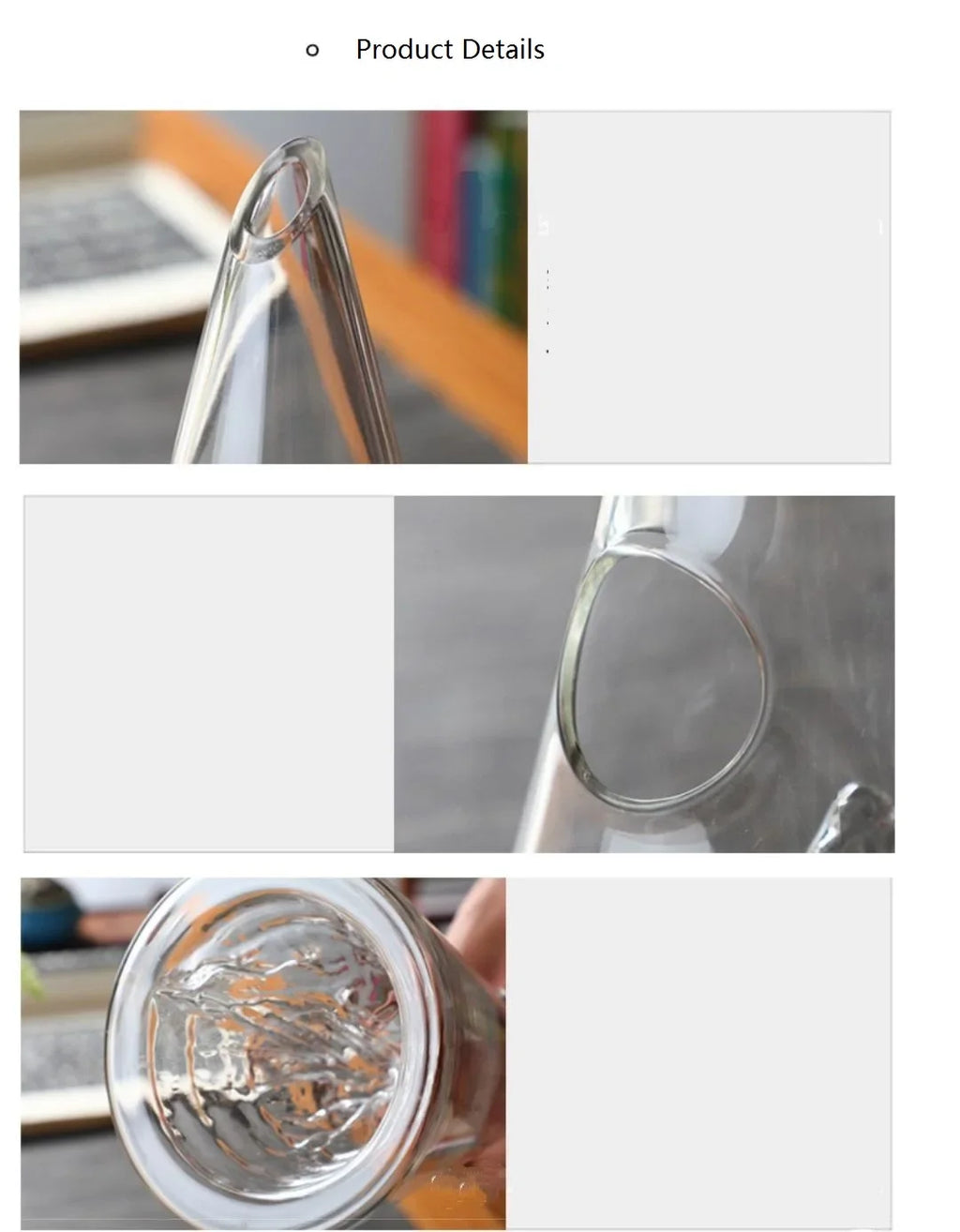 Decanter rapido per vino rosso Divisore per vino in vetro piramidale personalizzato di piccola capacità