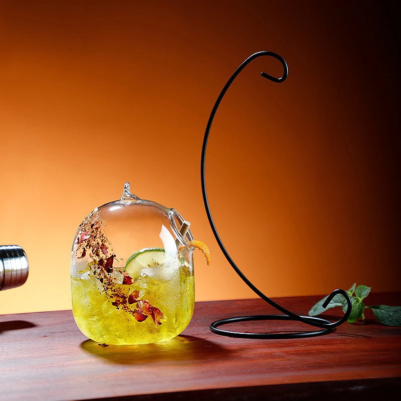 Bicchiere da cocktail creativo - Bicchiere da cocktail design Porcupine Fish/Cigno/Rosa/Octopus/Uccello, novità tazza per bevande per KTV Bar Night Party