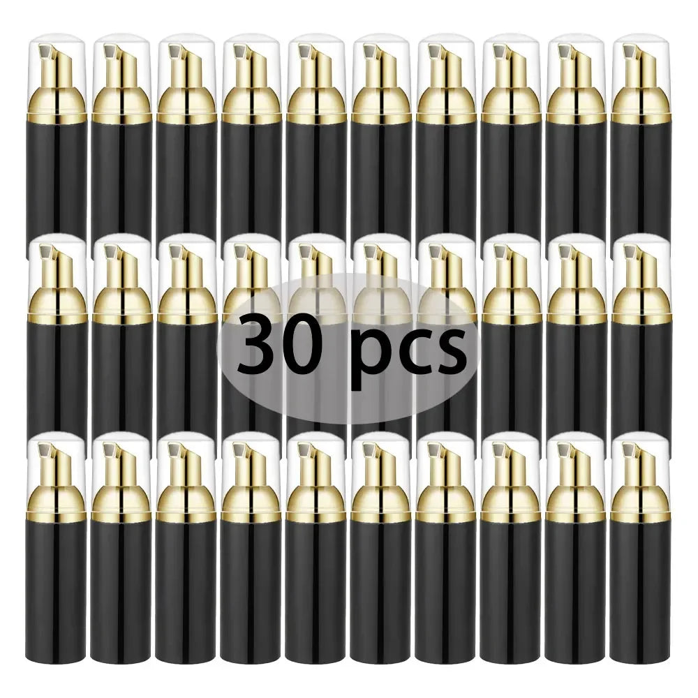 30 pz 2 oz/60 ml riutilizzabile pompa di schiuma da viaggio bottiglia shampoo per ciglia per disinfettante per le mani mousse bottiglia dispenser strumenti per la cura della pelle