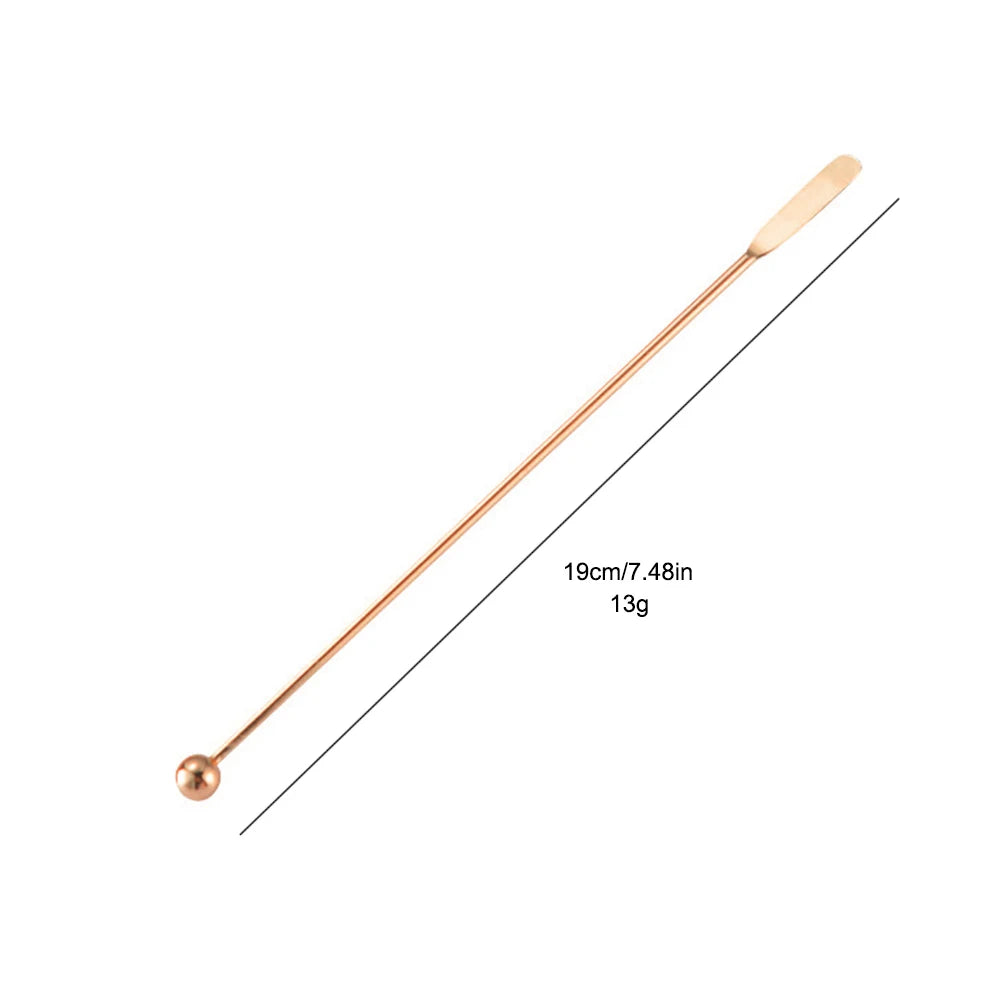 6 pezzi in acciaio inossidabile 304 plettri da cocktail bastoncini di frutta stuzzicadenti per strumenti da bar per feste bastoncini per agitazione per bevande plettri per Martini festa