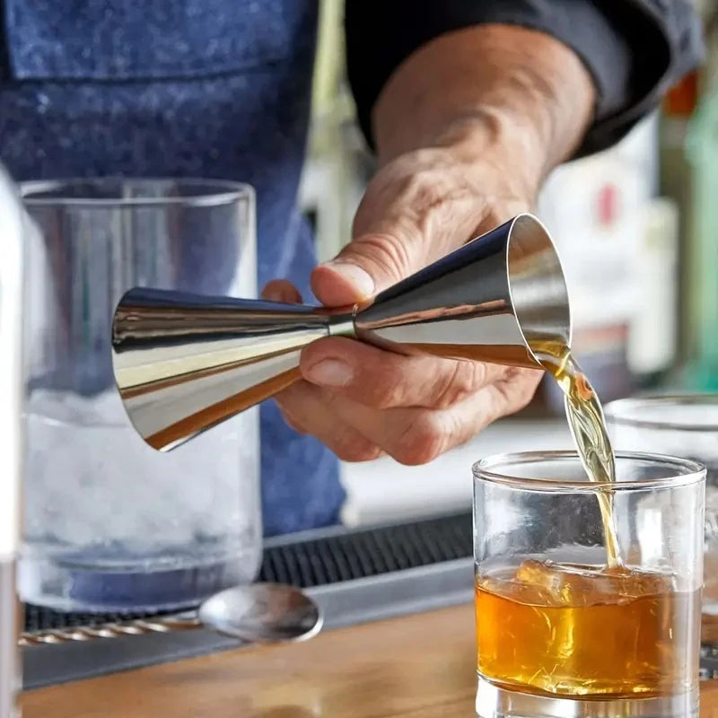 1 oz/2 oz Cocktail Bar Jigger in acciaio inossidabile Doppio spirito Misurino per la casa Bar Party Club Accessori Barware Strumenti casa